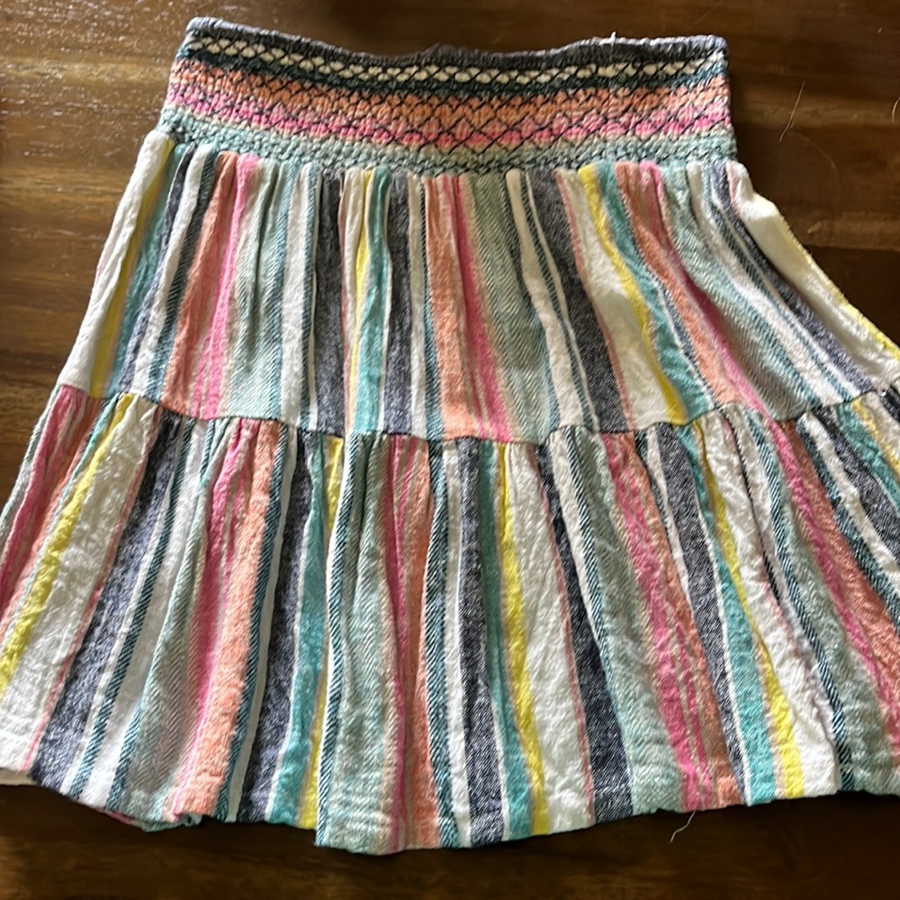 Colorful Striped Skirt